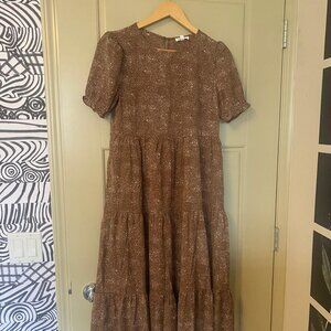 New Brown Long Summer Dress